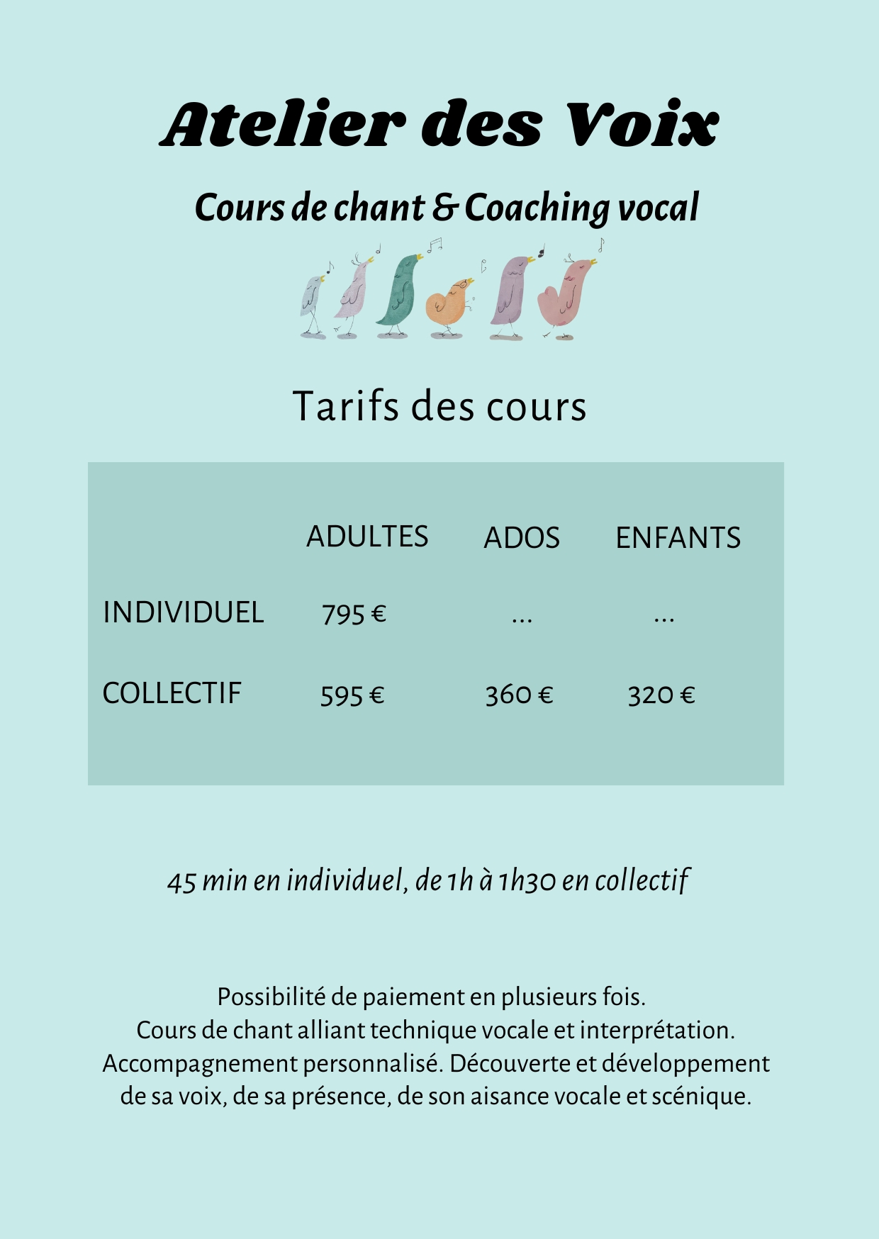 Atelier Voix Flyers pays (Cartes cadeau) (Carte (105 x 148 mm)) (Invitations (Portrait))